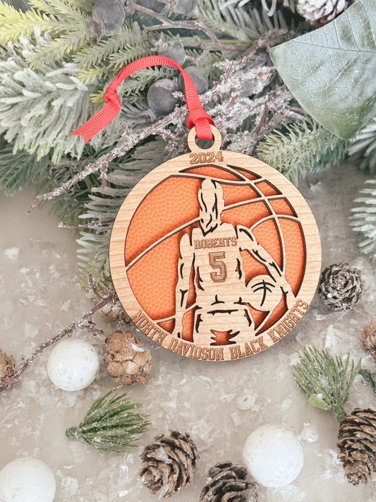 Favorite Player Basketball Ornament - Female Player