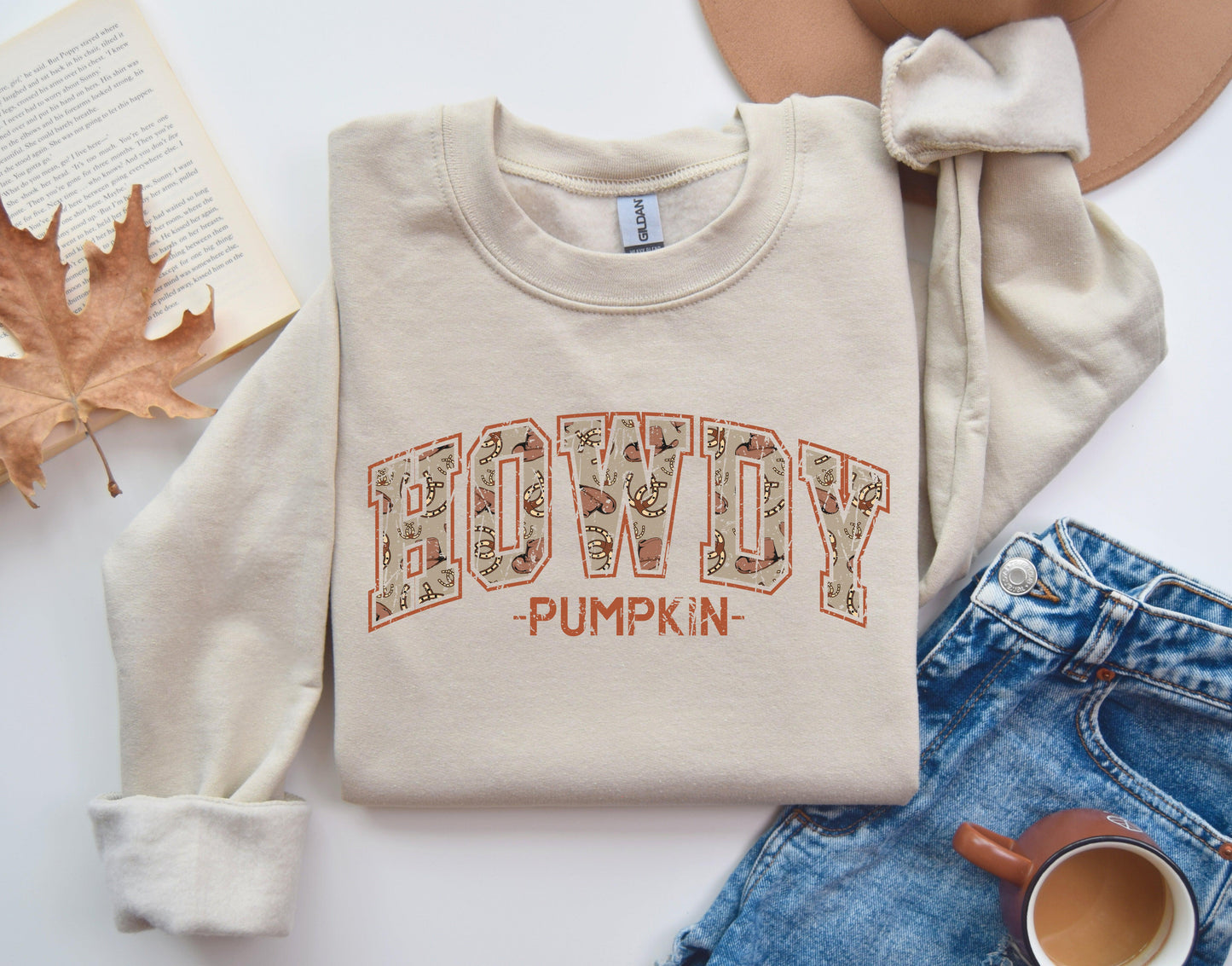 Howdy Pumpkin Varsity Style Shirt