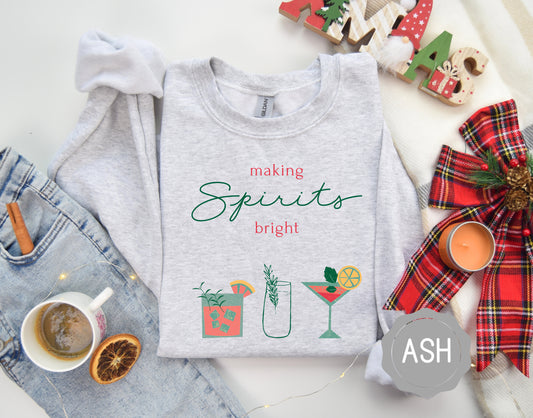 Making Spirits Bright Christmas Shirt