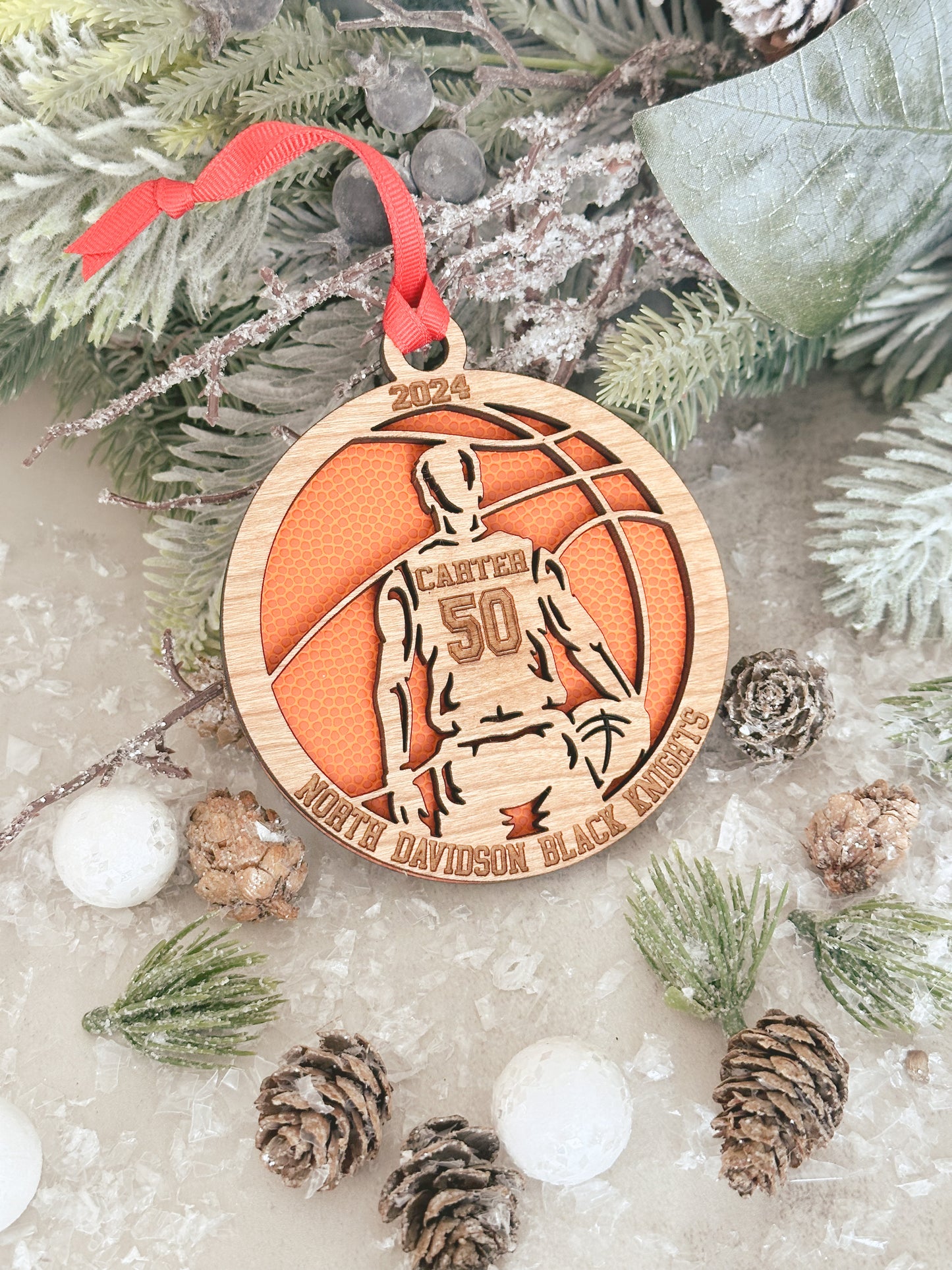 Favorite Player Basketball Ornament - Male Player