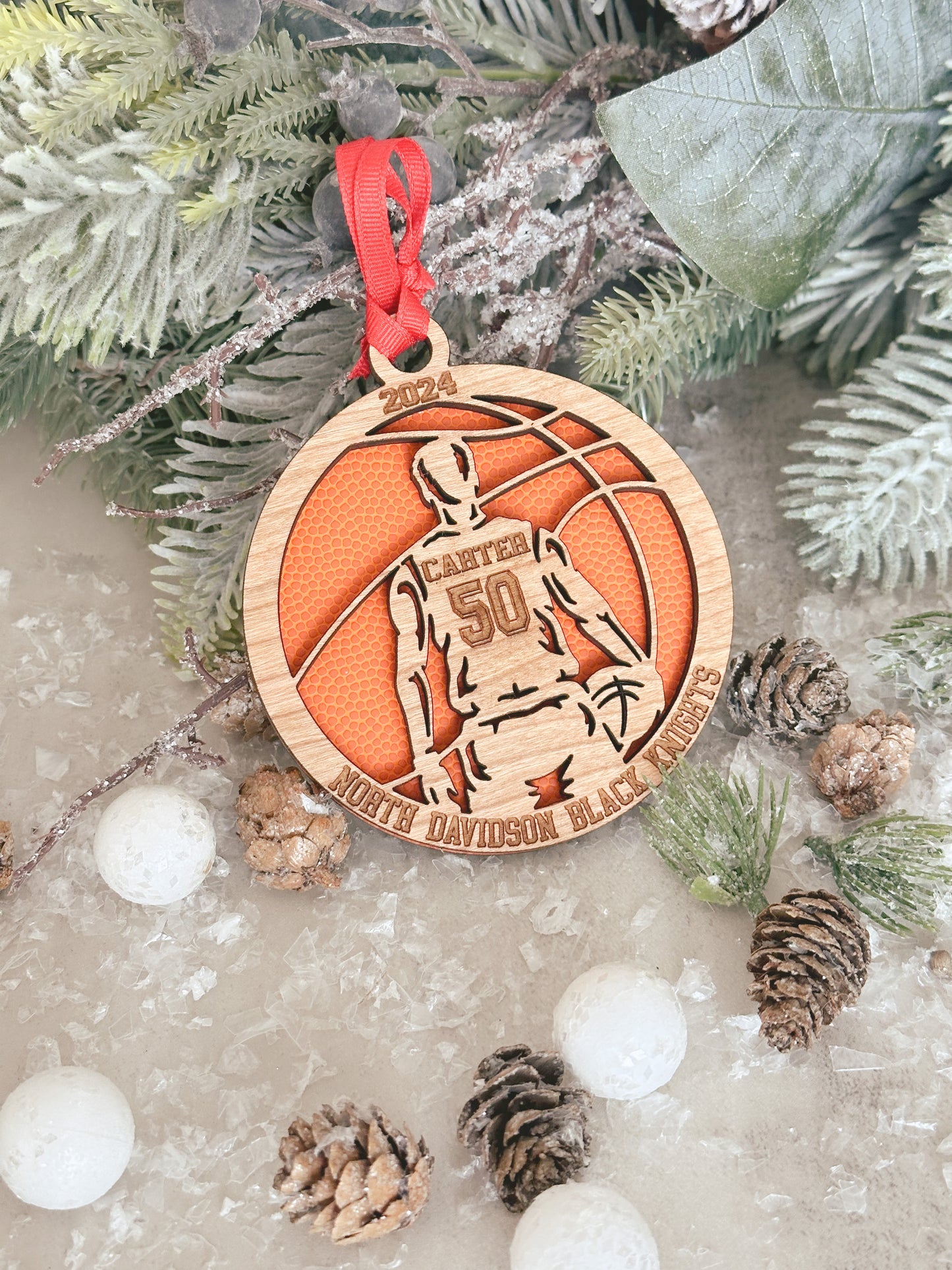 Favorite Player Basketball Ornament - Male Player