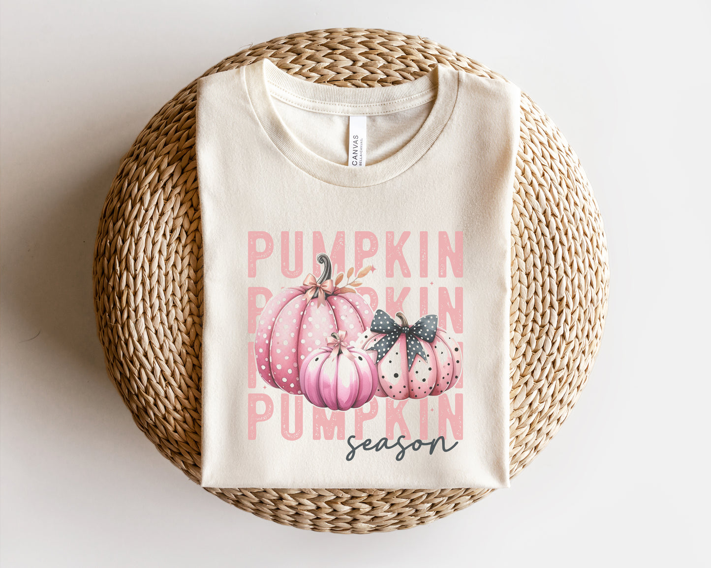 Pumpkin Season Coquette Style Shirt