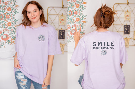 Smile Jesus Loves You Tee