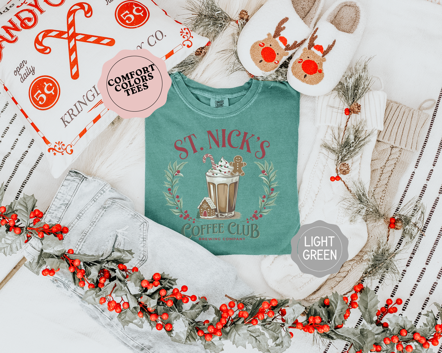 St Nick's Coffee Club Christmas Shirt