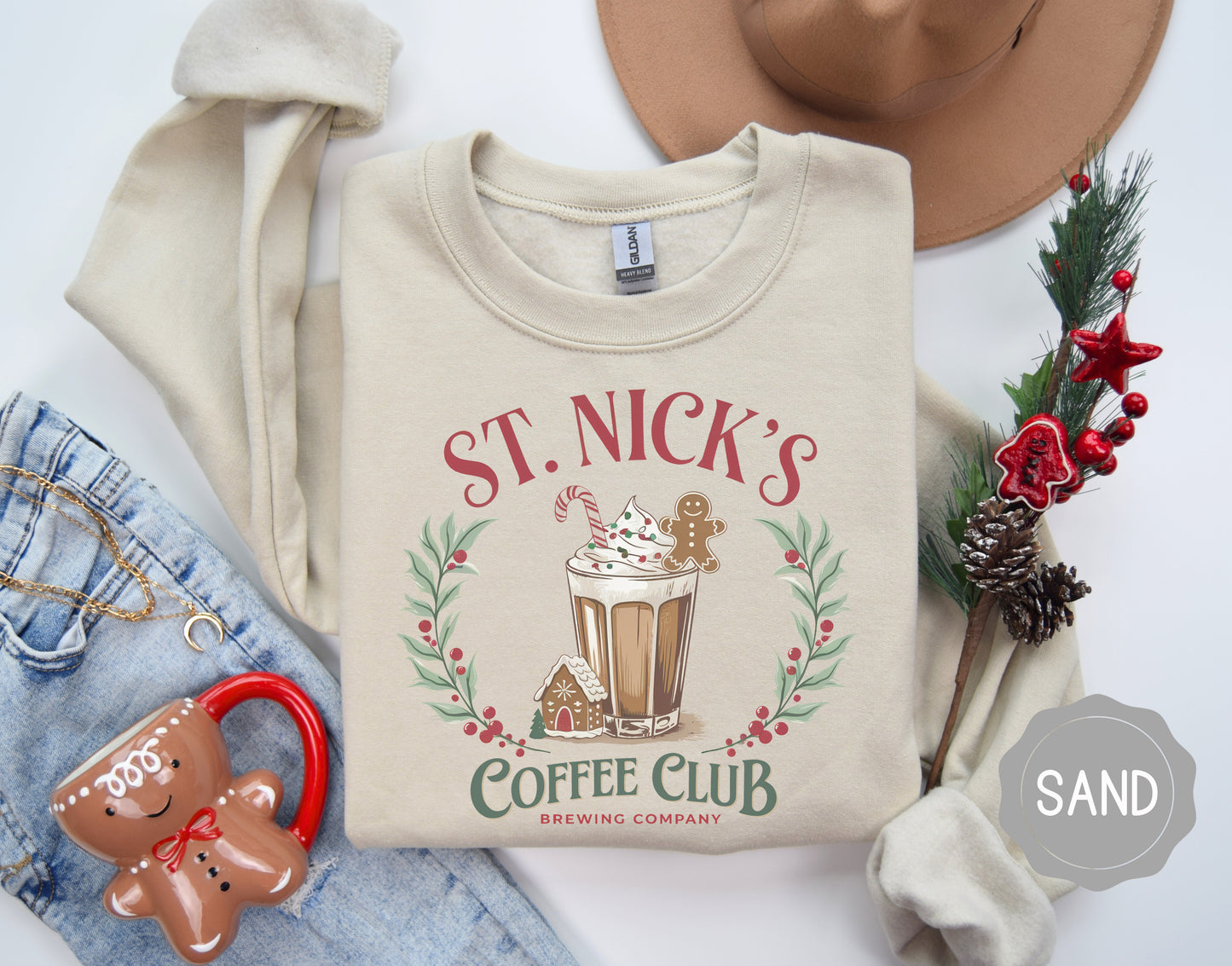 St Nick's Coffee Club Christmas Shirt