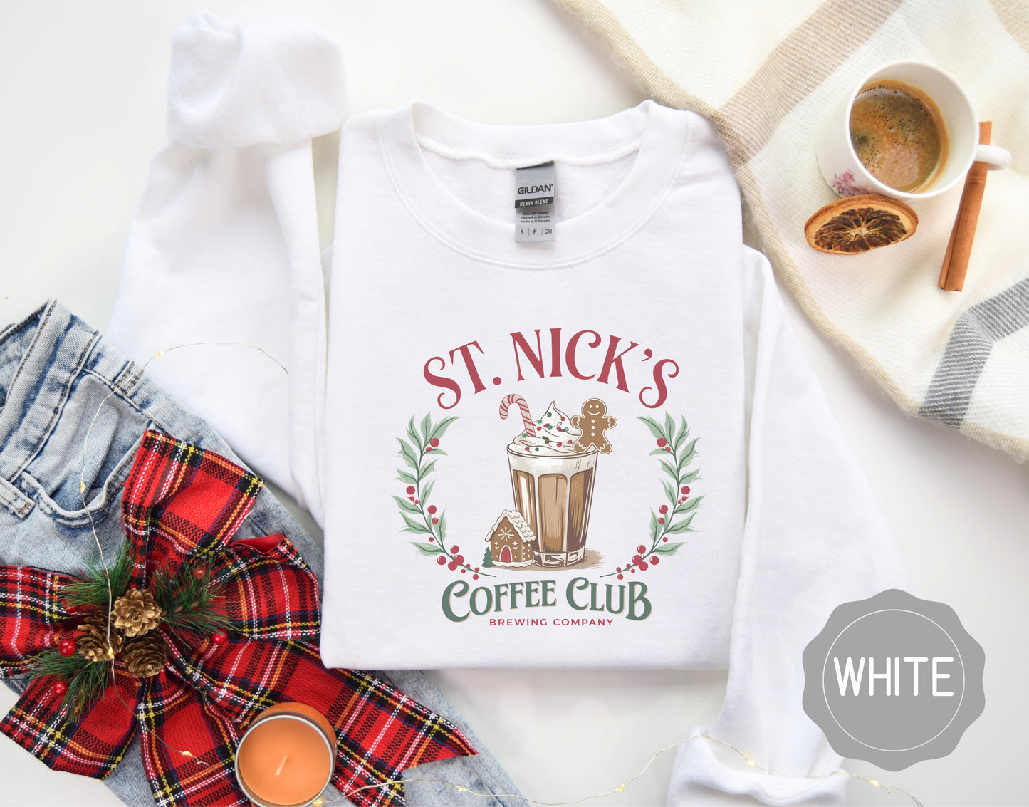 St Nick's Coffee Club Christmas Shirt