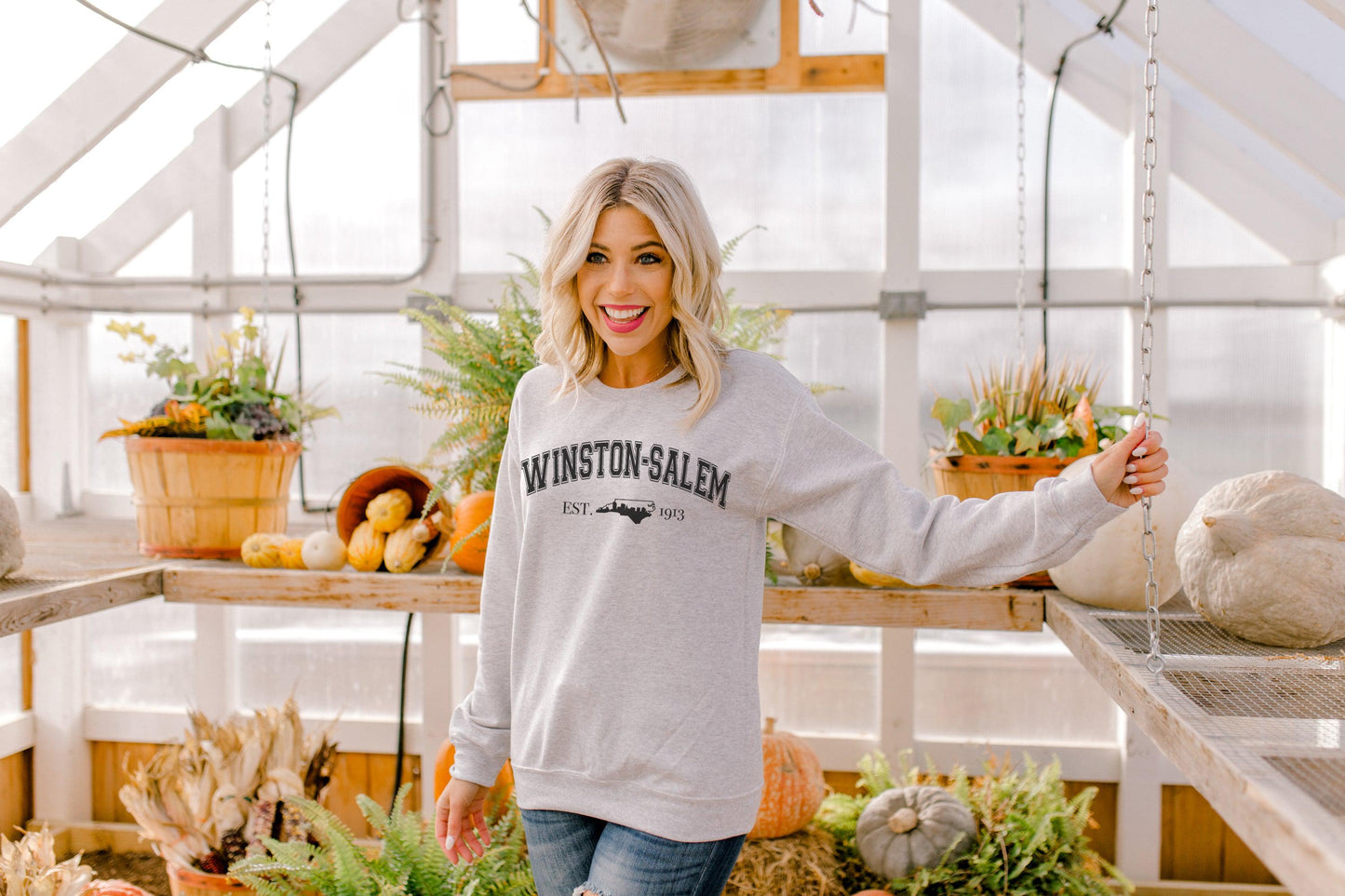 Winston-Salem, NC Skyline Sweatshirt