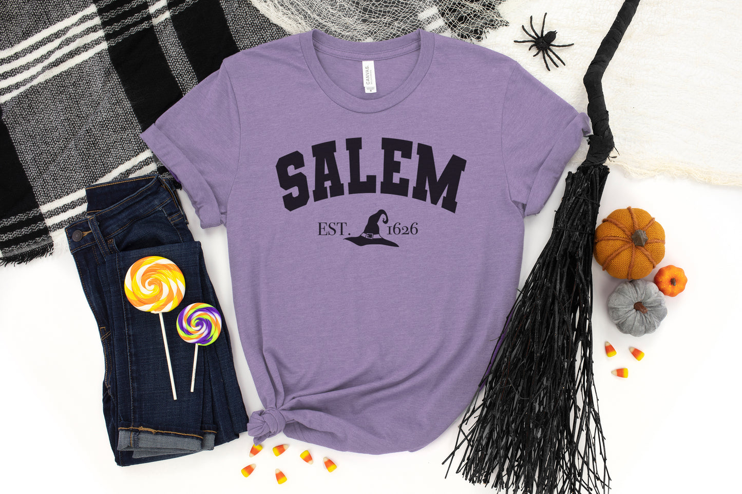 Salem 1626 Varsity Style Tee